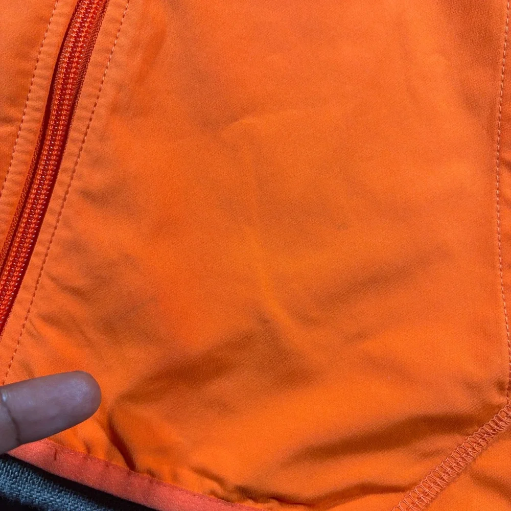 Columbia Clemson Tigers Windbreaker Jacket Mens Large Orange Hooded Full Zip